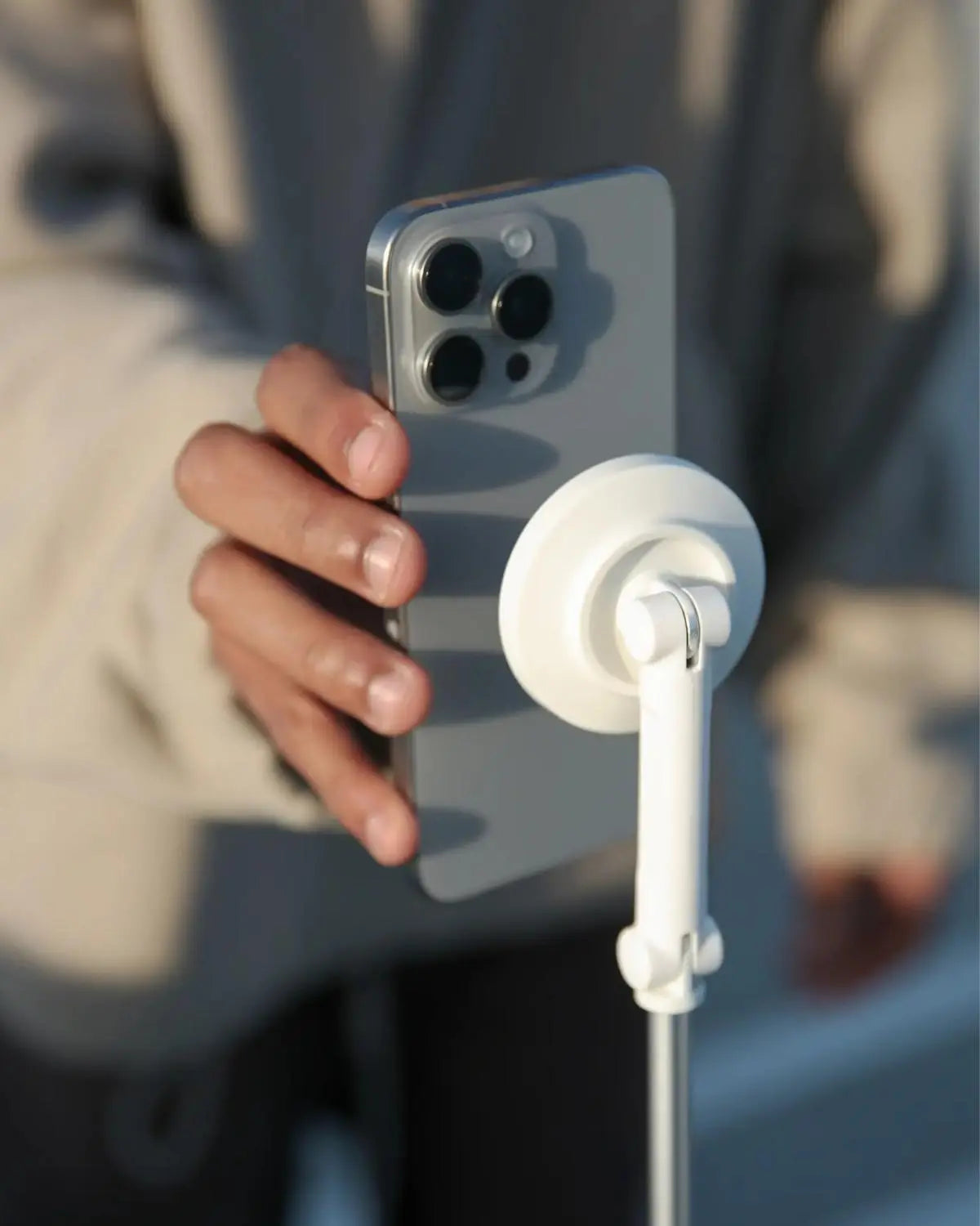 Kraftgeek Justtap Magnetic/Clamp Head 66" Selfie Stick Tripod for Iphone & Android Phones, Compatible with Magsafe, Fits Iphone 12/13/14/15/16/17 Series & Ipad, Magsafe Case & Other Phones with Metal Ring, with Rechargeable Wireless Remote